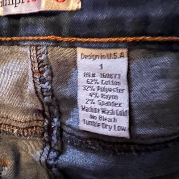 Simple Young Basics High Rise Curvy Skinny Ankle Lenght Jeans - Picture 6 of 7